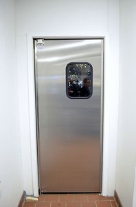 doors stainless steel kitchen swinging restaurant door commercial traffic x84 interior
