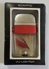 Vintage Scripto Vu Lighter Fly Fish Hook  UNT...