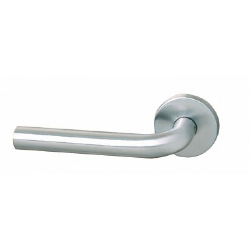 Poignées sur rosaces rondes design en acier inoxydable EST 51 NORMBAU pour bureau et maison