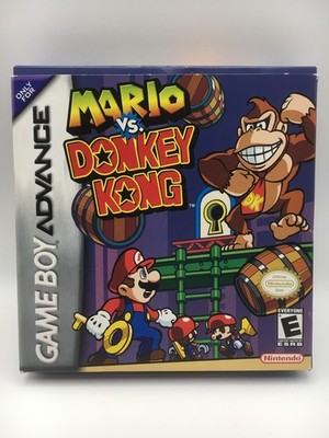 Game Boy Advance 2004 - Mario vs Donkey Kong w/ Box & Manual (Works)