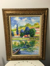 TABLEAU HUILE SUR TOILE SERGE MENDJISKY