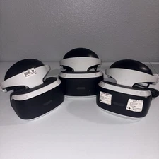 AS IS Lot of 3 Sony PlayStation VR PS4 VR Headset ONLY UNTESTED FOR PARTS REPAIR