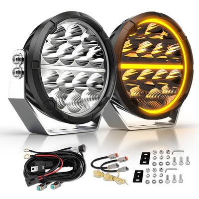 E-Prüfzeichen 6.5 Zoll LED Zusatzscheinwerfer Tagfahrlicht für Geländewagen 4x4