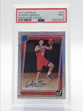 ALPEREN SENGUN 2021-22 DONRUSS RATED ROOKIE CHOICE MINT RC AUTO PSA 9 Q6846