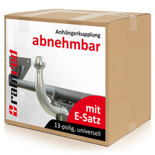 Für Saab 9/3 Cabrio 98- ANHÄNGERKUPPLUNG abnehmbar + 13pol universell E-Satz