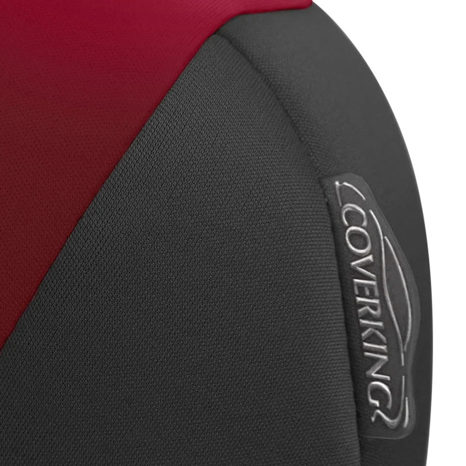 For Volkswagen Passat 99-05 Neosupreme 2nd Row Black & Red Custom Seat Covers Foto 4 de 4