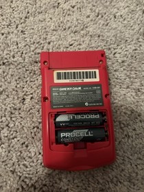 Nintendo GameBoy Color GBC Berry Red Pink Handheld System Console CGB-001 Tested