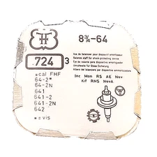 FHF 64 Balance Staff watch  part #724 for Fontainemelon 64 "3" staffs