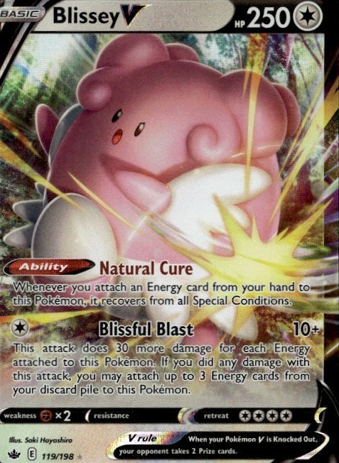 Blissey V Ultra Rare SWSH06 SWSH06: Chilling Reign 119/198