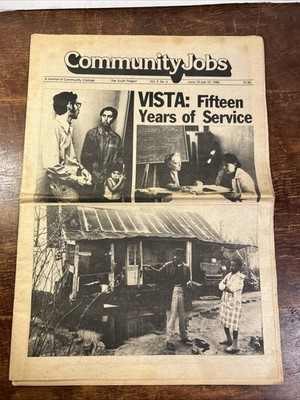 Vintage VISTA Volunteers Community Jobs Journal Youth Project 1980