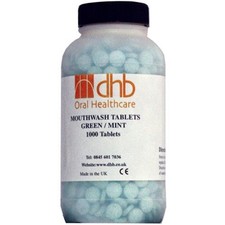 DHB Green Mint Mouthrinse Tablets - Pack Of 1000
