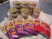 Fancy Feast Classic Pate Wet Cat Food Chicken BEEF TURKEY 15 3oz Can + BONUS 8