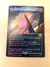 MTG Surge Foil Isengard, Saruman's Fortress/Boseiju, Who Shelters All LOTR NM