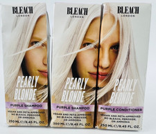 Pearly Blonde Purple Shampoo 2 Conditioner 1 Lot of 3