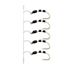 Very catchy Hegene white/black "stucki" size 12-16 renken, whitefish, char