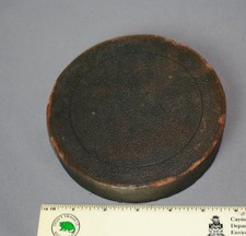 Vintage Large Leather Lens Cap, 130mm/5 1/4 ID,