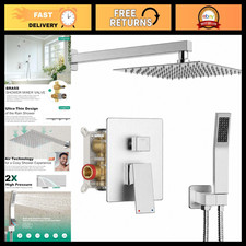 High Pressure Shower Faucet Set, Complete Bathroom Shower System, Modern Design