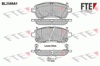 FTE Bremsbelagsatz, Scheibenbremse Vorderachse U.A. FüR Daihatsu, Ford, Mazda