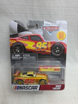DISNEY CARS PIXAR ! NEW ! 2024 DIECAST GOGO LOGANO #22 NASCAR FIBER FUEL McQueen