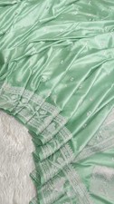 Banarasi Katan Mashru Silk Saree with Fine Zari Weaving fastiv sari wedding wear