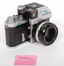 Nikon F Photomic 35mm SLR film camera with 50mm F2 prime lens 2924 NO METER