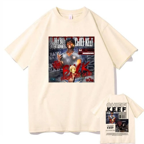 Chief Keef Funny Iconic T-Shirt – Streetwear Rap Chicago Drill Cotton T-Shirt - Picture 5 of 24