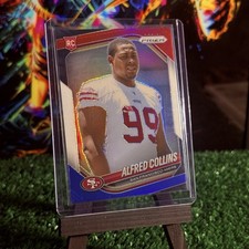 2025 Panini Prizm Alfred Collins Red, White & Blue Prizm #388 (RC) 49ers