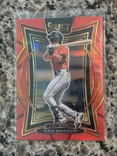 2025 Panini Select - Concourse Vance Honeycutt #98 Red Prizm 87/149 (RC)