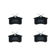 Satz Bremsbeläge Bremsklötze hinten für Renault Clio 3 BR0/1 SB KR0/1 4 | 262