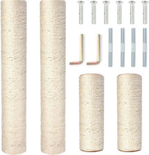 Barelove Cat Scratching Post Replacement, 4 Pieces Cat Scratcher Cat Tree