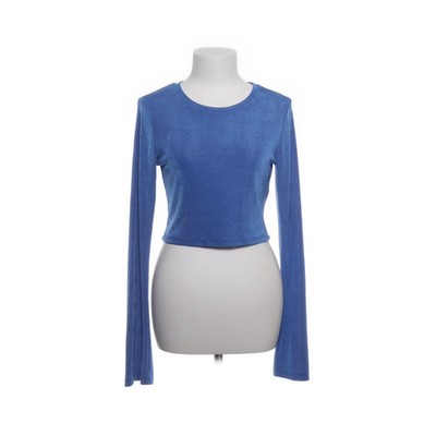 NLY Trend, Crop Top, Größe: M, Dazzling Ls Top, Blau #C5s
