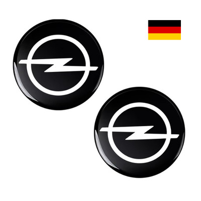 X2 Opel schlüssel fernbedienung key Aufkleber Sticker Emblem logo 14mm 3D