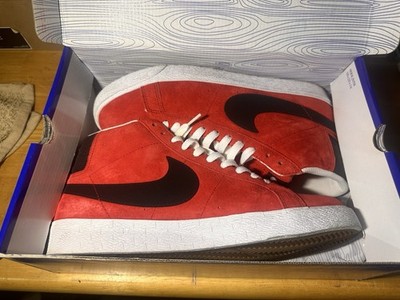 Nike SB Blazer Premium Red Skateboarding Shoes US 11 Medium (D, M)