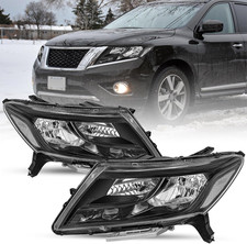 Halogen Headlight Assembly Fit for 2013 2014 2015 2016 Nissan Pathfinder Headlam