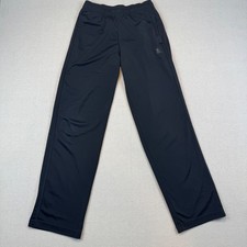 Adidas Small Track Pants Mens Black 3-Stripe Athletic H48430