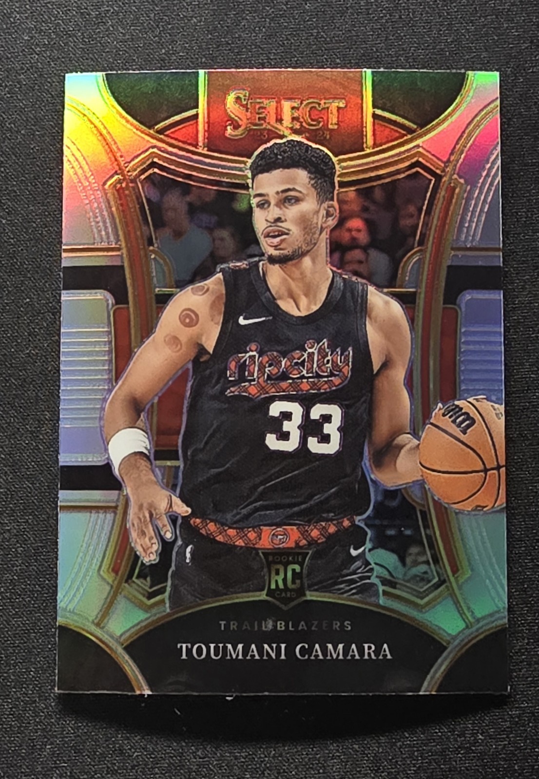 2023-24 Panini Select - Mezzanine Level Toumani Camara #301 Silver Prizm (RC)