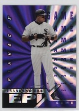 1998 Pinnacle Epix Game Purple Frank Thomas #E7 HOF 0lm