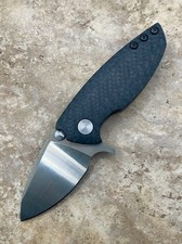 DireWare Custom Hyper-90 Flipper &mdash; Early "Fatty" Thick Build &mdash; M390 &mdash; CF/Ti