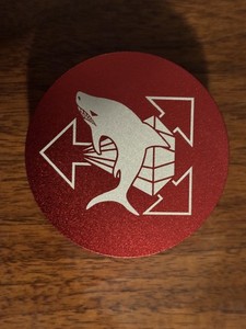 BattleTech Lostech Dice Puck Aluminum Dice Clan Diamond Shark