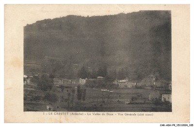CAR-ADHP4-0210-07 - Le Crestet - Das Doux-Tal - Gesamtansicht