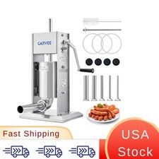 3/5/7L Manual Sausage Stuffer Made Of 304 Stainless Steel Vertical Sausage Maker