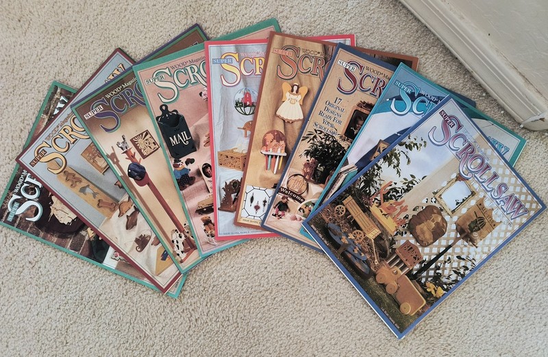 8 WOOD MAGAZINE SUPER SCROLL SAW PATTERNS New