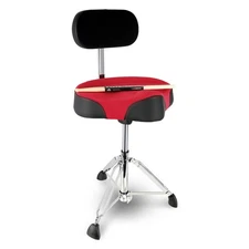 Drum Throne with Backrest,Heavy Duty Drum Stools Height Adjustable Motorcycle...