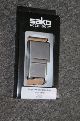 Sako 75 / III 308 SA Short Actio5 Round Stainless Steel Magazine S59R0384 Clip