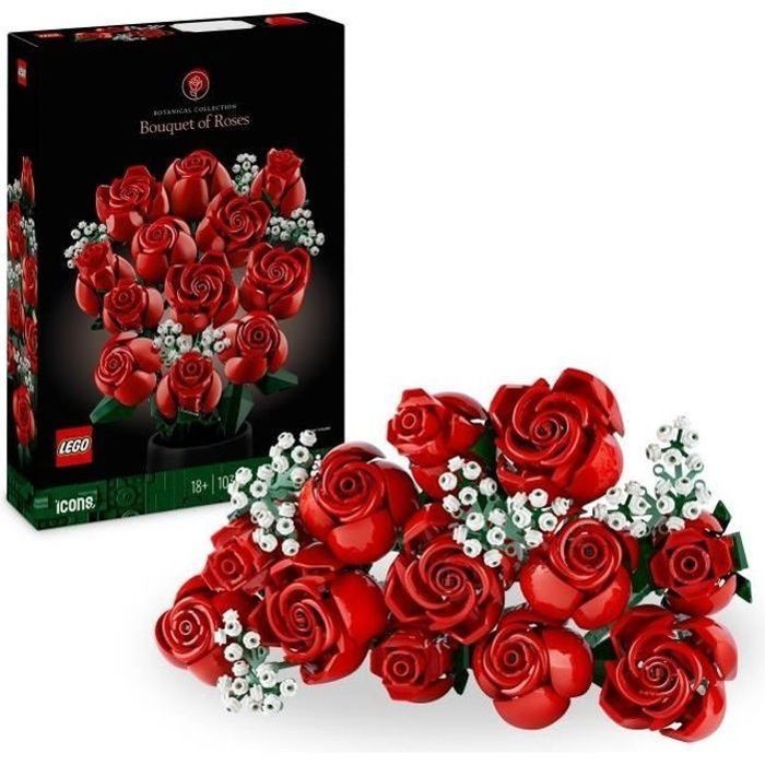 LEGO 10328 Icons Bouquet de Roses Collection Botanique Premium