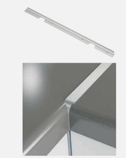 Aluminium Kitchen Worktop Corner Joint Strip Silver 600 mm