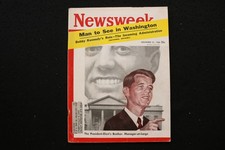 1960 NOVEMBER 21 NEWSWEEK MAGAZINE - ROBERT KENNEDY COVER - NW 208