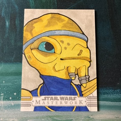 Topps Star Wars Masterwork 2025 Sketch Lee-Char By Traci Easterday Signed 1/1