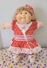 Cabbage Patch Kids Doll 1983 Consilk Blonde Blue Eyes Vintage 1980s Toy
