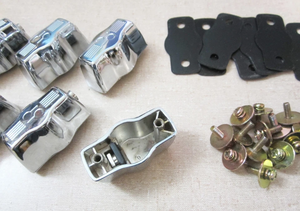 8 SONOR TOM LUGS w/ GASKETS for FORCE 3005, 3003, 3001, 2005, 2003, 2001, 1005 - Image 2 of 4